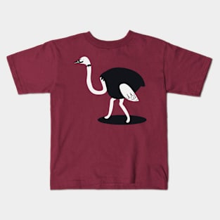 Ostrich Cute Cartoon Kids T-Shirt